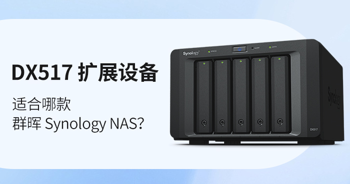 DX517 扩展设备适合哪款群晖 Synology NAS？